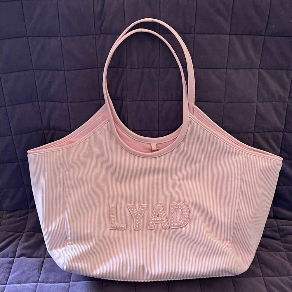 Stoney Clover Lane Scoop Pink Corduroy Tote